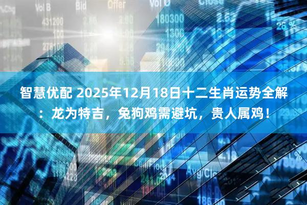 智慧优配 2025年12月18日十二生肖运势全解：龙为特吉，兔狗鸡需避坑，贵人属鸡！